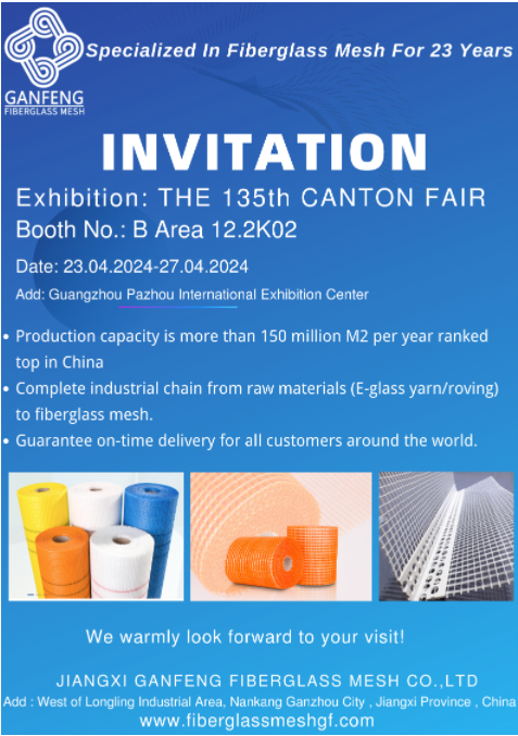 cantonfair, malla de fibra de vidrio GF